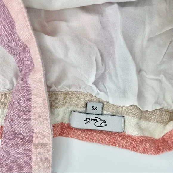 Rails Amaya Juliette rainbow stripe dress brunch casual‎ midi boho coquette XS - Picture 9 of 12